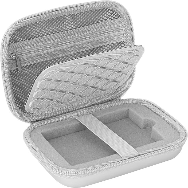 stukcaze External Hard Drive Case for Seagate 1TB 2TB 4TB 5TB HDD Hard Drives EVA Portable Carrying Case - Silver - Image 1